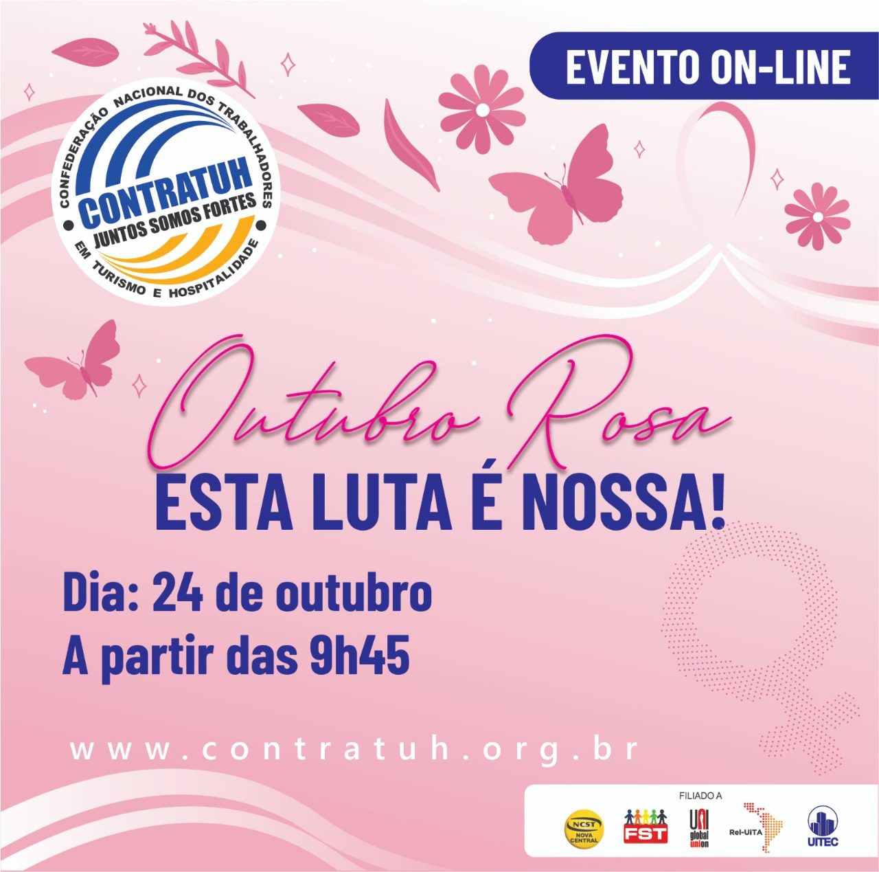 Wilson Convoca “queremos Todos No Evento Do “outubro Rosa” Contratuh 3755